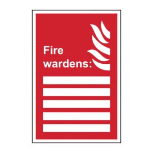 Fire Wardens (5 Names)