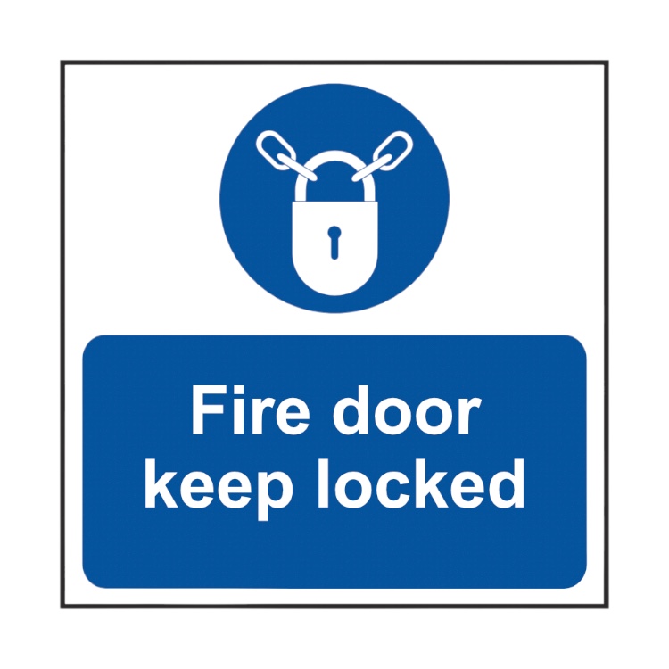 Fire Door Keep Locked