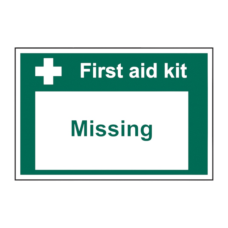 First Aid Kit Missing