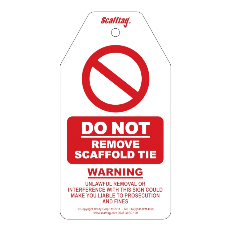 Do Not Remove Warning Tags
