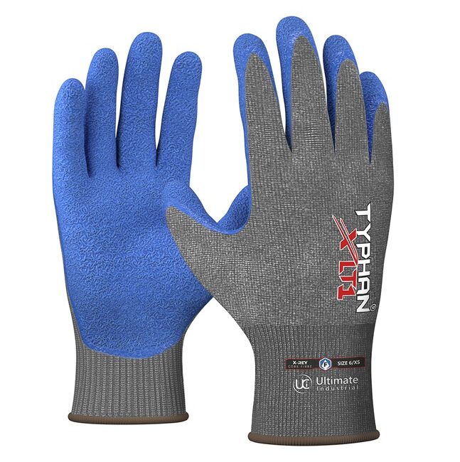 Typhan® XLT1 Crinkle Latex Gloves