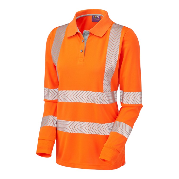 Pollyfield EcoViz Performance+ Women's Sleeved Polo Shirt