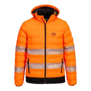 Hi-Vis Ultrasonic Heated Tunnel Jacket
