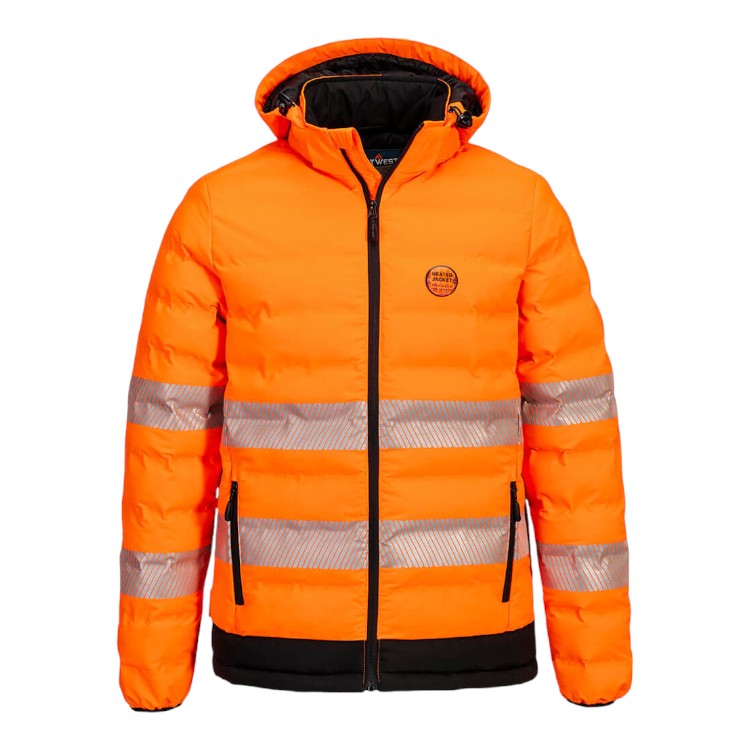 Hi-Vis Ultrasonic Heated Tunnel Jacket