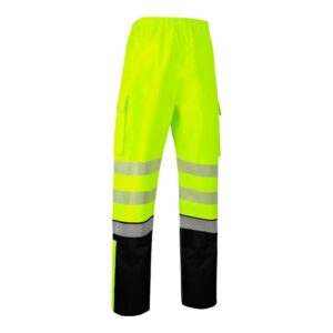 Deltic Hi-Vis Two-Tone Ripstop Breathable Rail Overtrouser