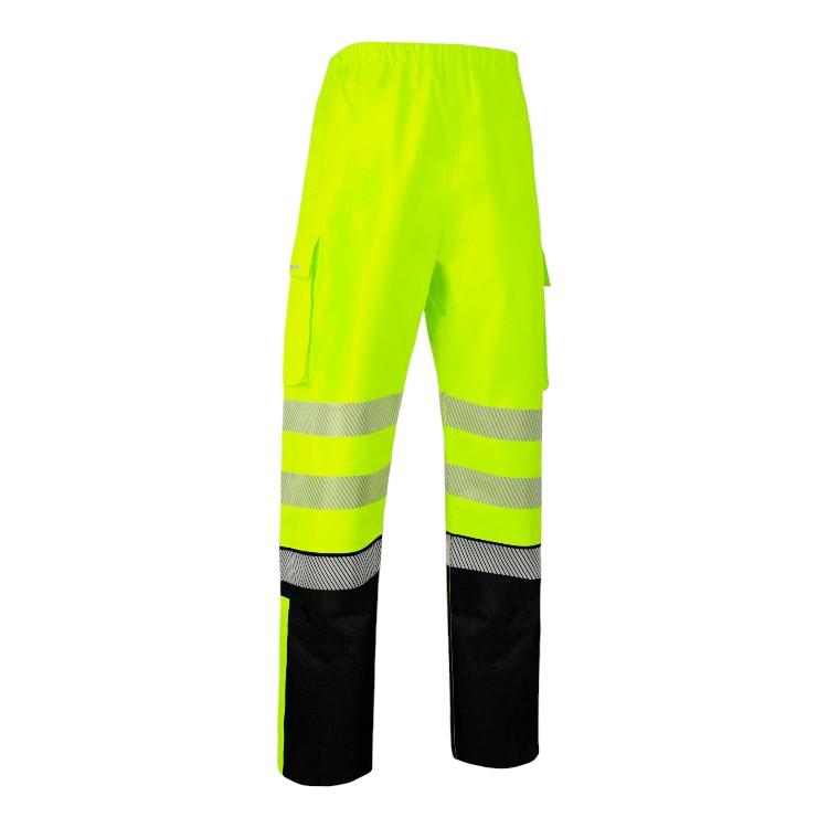 Deltic Hi-Vis Two-Tone Ripstop Breathable Rail Overtrouser