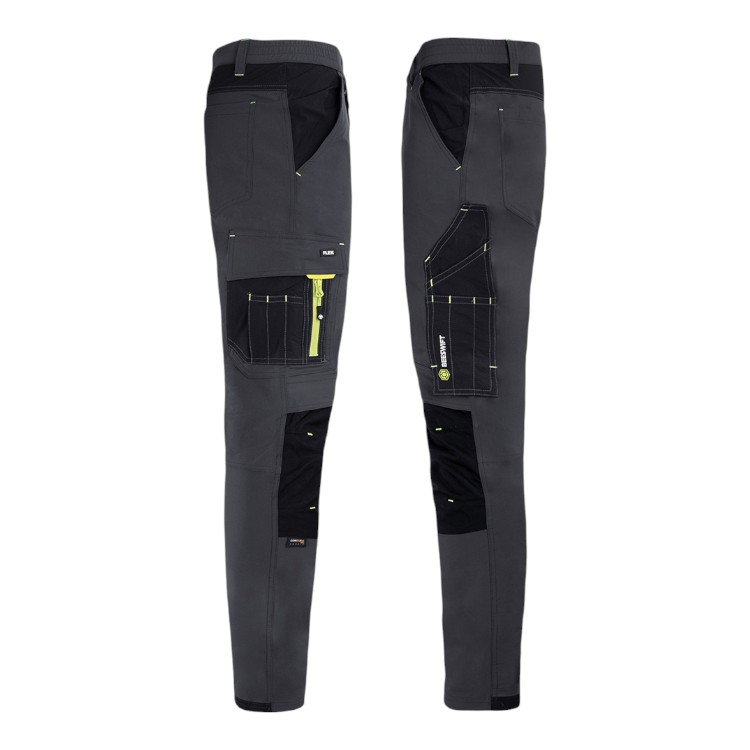 Flex Workwear Two-Tone Trousers - Image 4