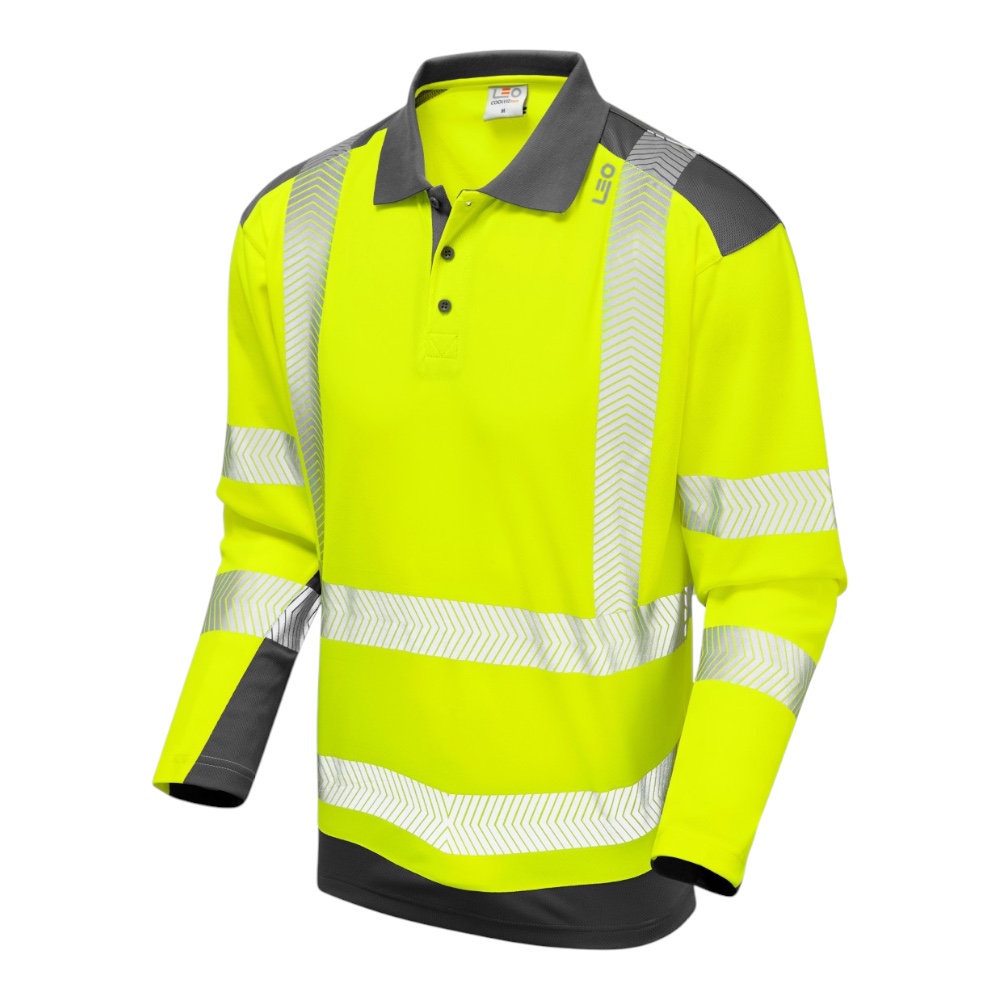 Wringcliff EcoViz Performance+ Dual Colour Sleeved Polo Shirt - Image 3