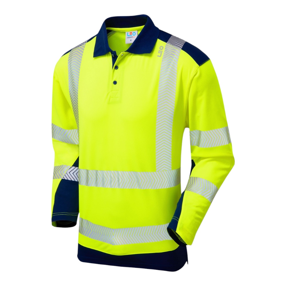 Wringcliff EcoViz Performance+ Dual Colour Sleeved Polo Shirt - Image 4