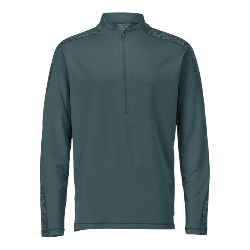 Mascot Customized Long Sleeve Half Zip T Shirt - Image 3