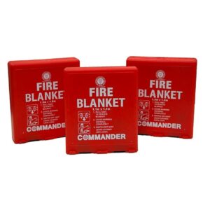 Fire Blanket 1m x 1m Soft Case