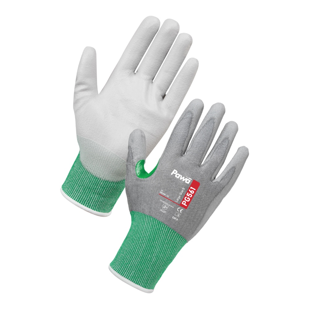 Pawa 21 Gauge Cut-Resistant PU Gloves