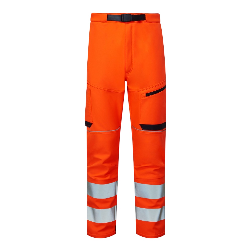 System Hi-Vis Eco Stretch Softshell Trousers