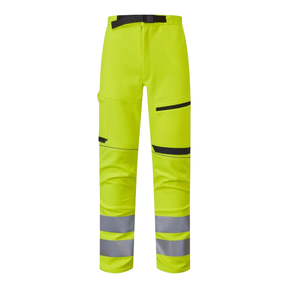 System Hi-Vis Eco Stretch Softshell Trousers - Image 2